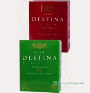 供应特价促销西班牙利乐装 盒装3L蒂斯提娜干白葡萄酒DESTIN_食品、饮料_世界工厂网中国产品信息库